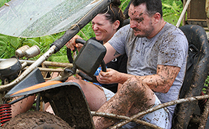 Mud Buggies : Rarotonga  : Business News Photos : Richard Moore : Photographer